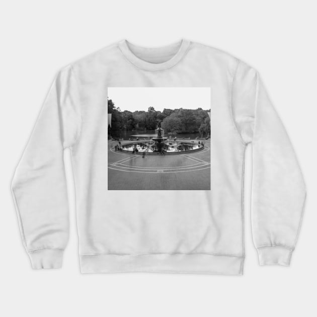 Central Park Black and White Crewneck Sweatshirt by igjustin